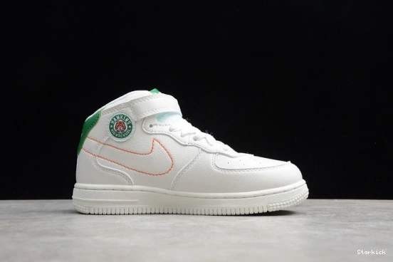 Green Kids 1 Nike 314193-100 Force Orange Mid 07 White Air 1225